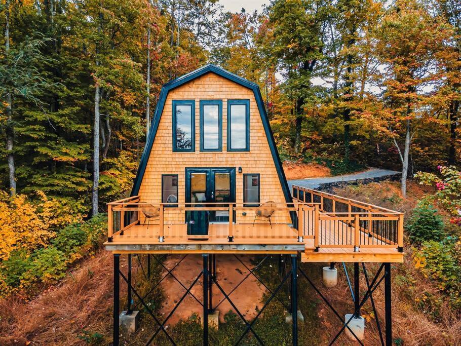 Secluded Mtn View New! 10 Mins To Gatlinburg Or Park Villa Ngoại thất bức ảnh