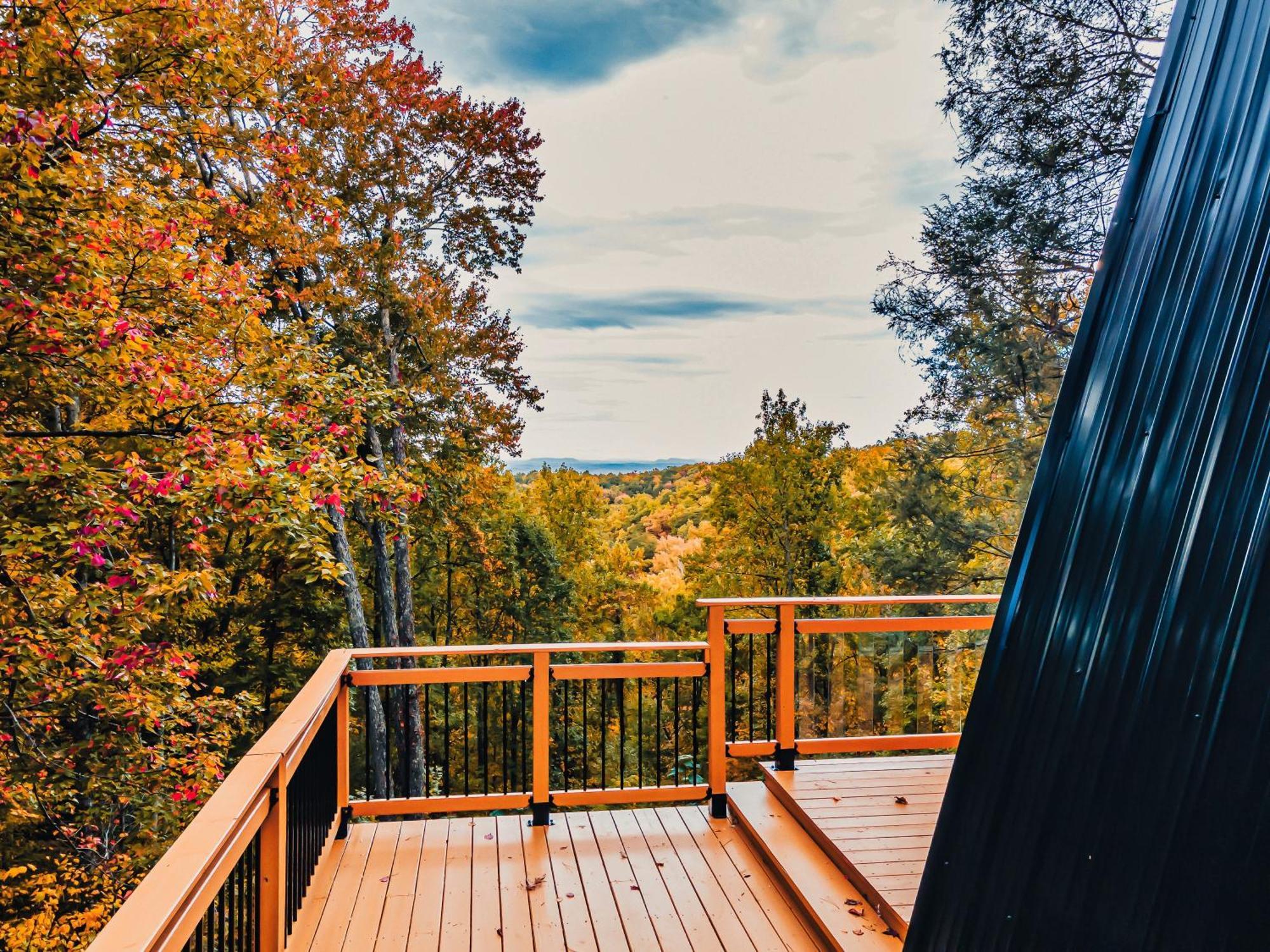 Secluded Mtn View New! 10 Mins To Gatlinburg Or Park Villa Ngoại thất bức ảnh